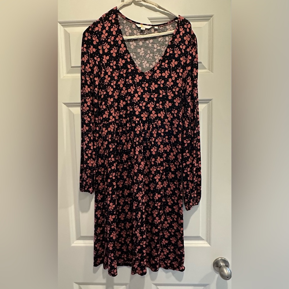 Pink floral Boden dress
